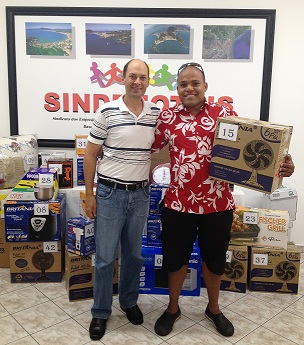 HELDER VINICIUS BARBOSA DOS SANTOS, da empresa Pantai Sushi, do bairro meia praia da cidade Itapema, foi contemplado com um VENTILADOR