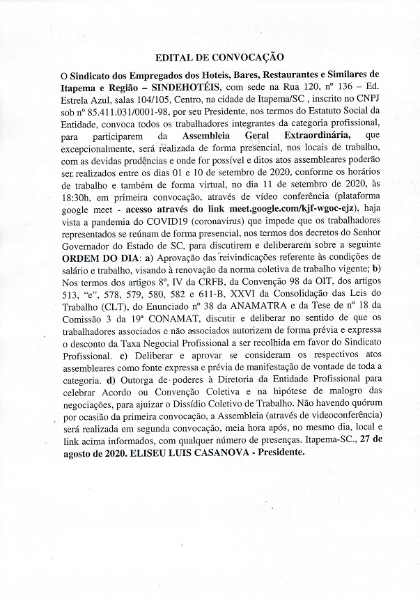 CAMPANHA SALARIAL 2020/2021