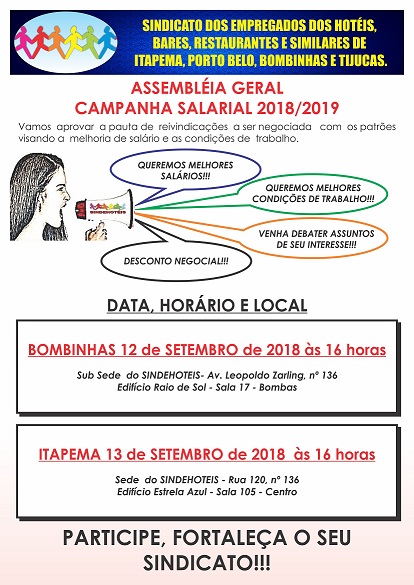 CAMPANHA SALARIAL 2018/2019