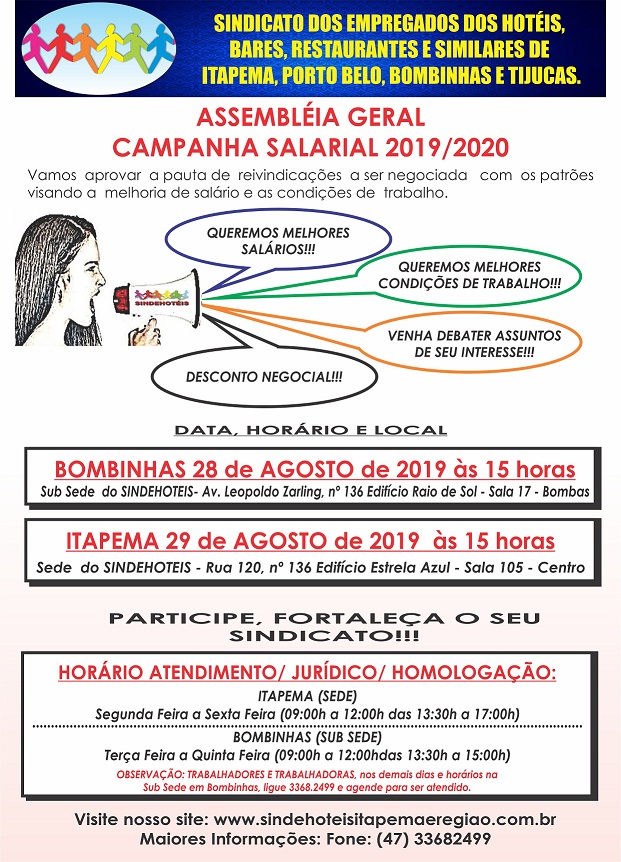 CAMPANHA SALARIAL 2019/2020